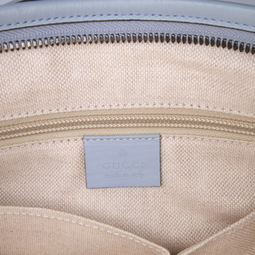 Gucci Small Canvas Flora Knight Convertible Tote - Side view