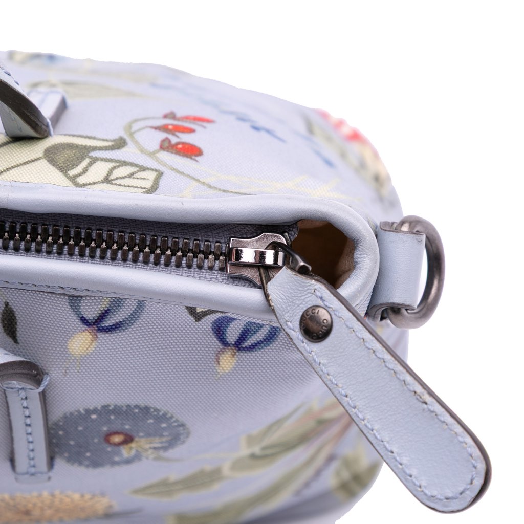 Gucci Small Canvas Flora Knight Convertible Tote - Detail 2