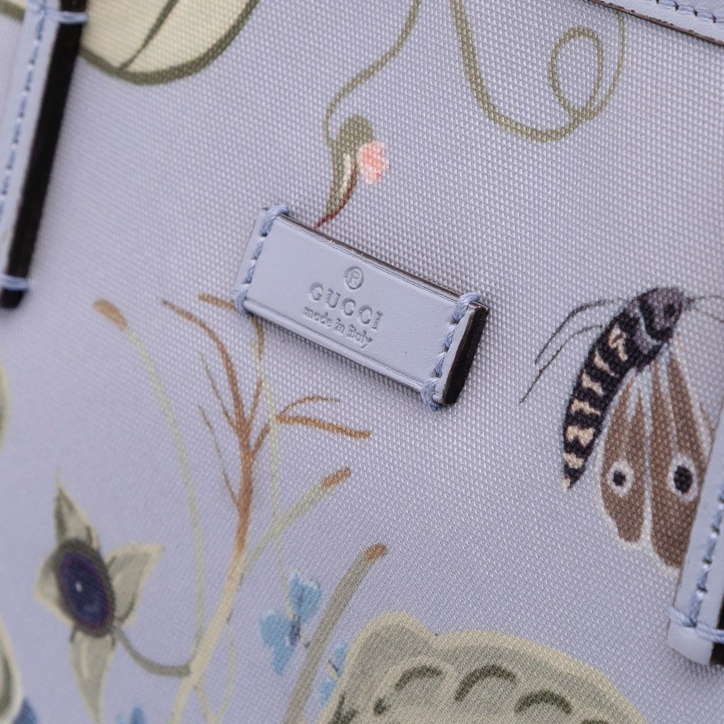 Gucci Small Canvas Flora Knight Convertible Tote - Image 10