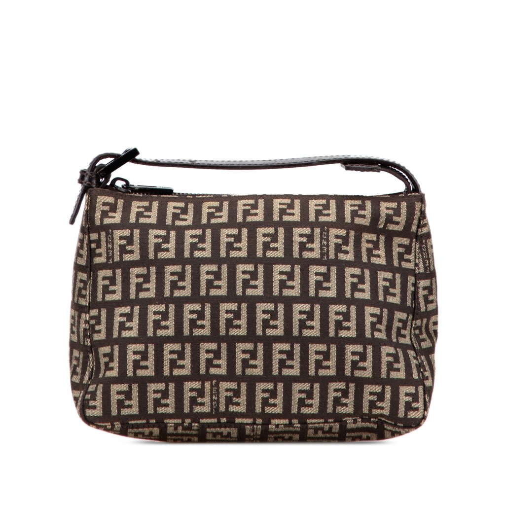 Fendi Zucchino Canvas Handbag