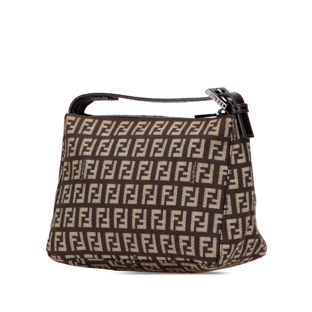 Fendi Zucchino Canvas Handbag - 2