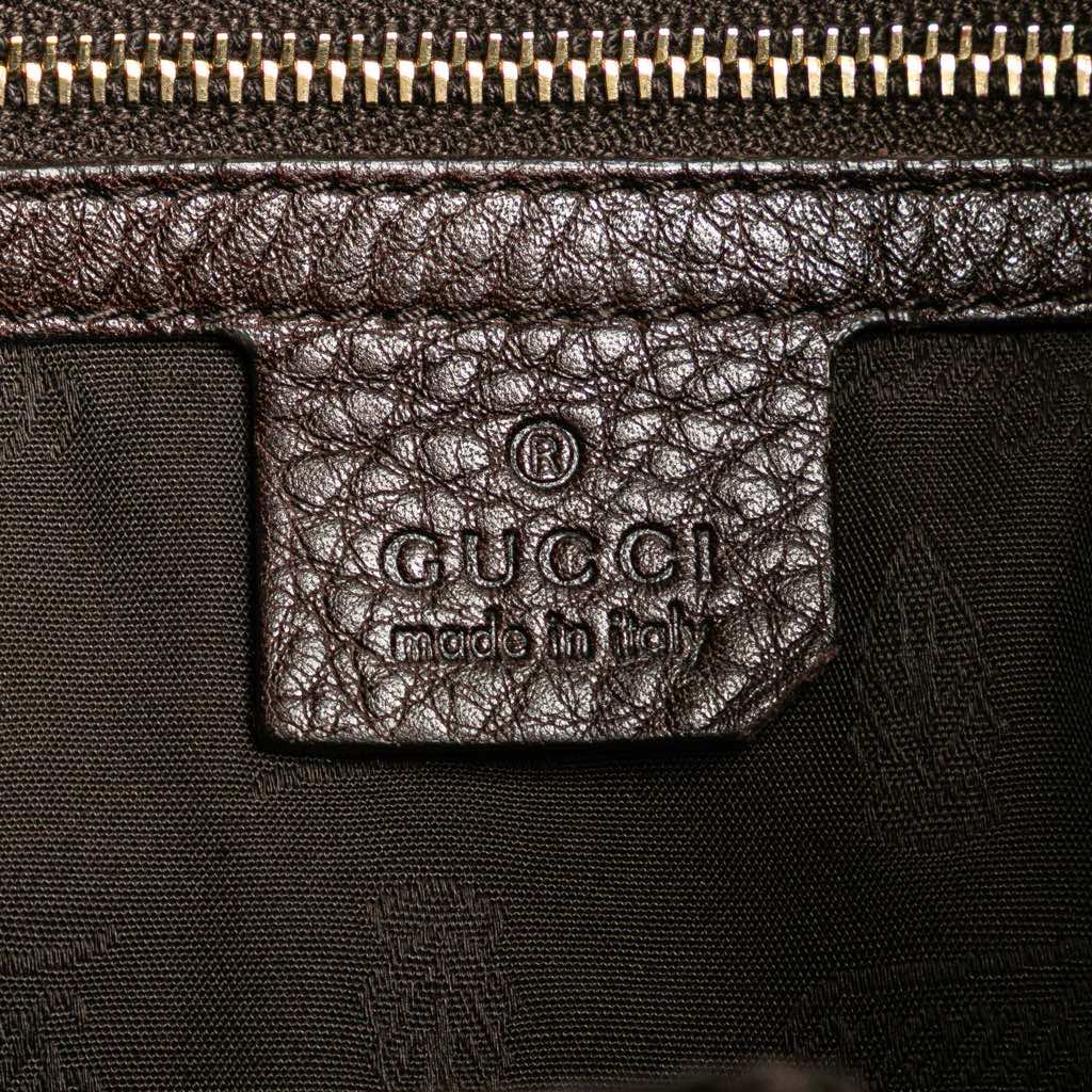 Gucci Leather Web Horsebit Heritage Hobo - 5