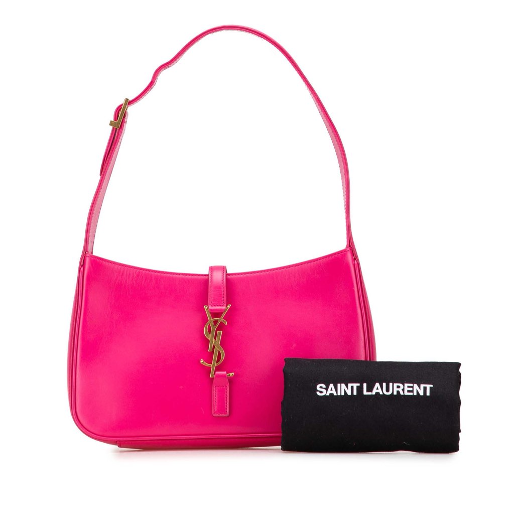 Saint Laurent Smooth Leather Le 5 a 7 Shoulder Bag - Image 14