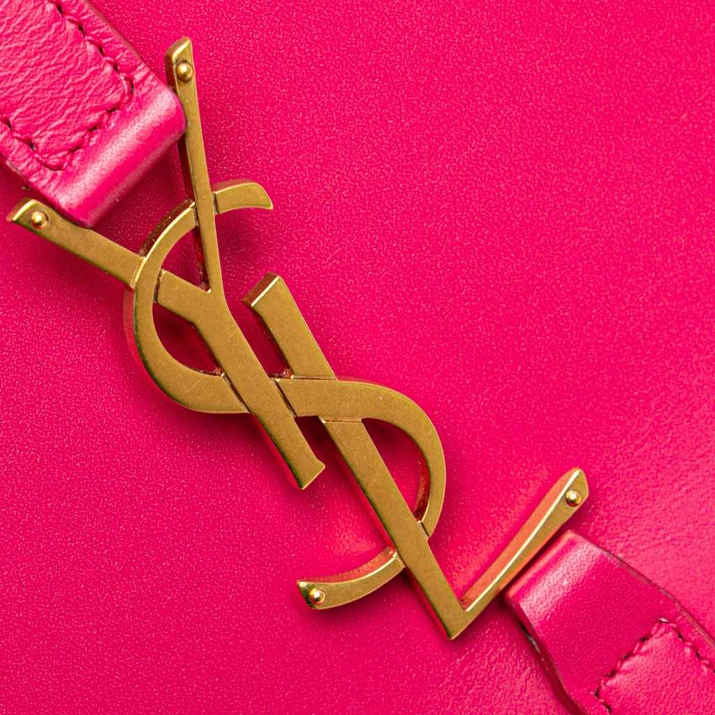 Saint Laurent Smooth Leather Le 5 a 7 Shoulder Bag - Detail 2