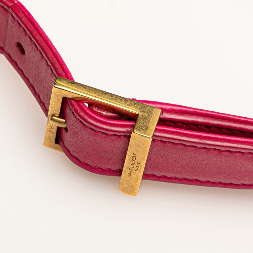 Saint Laurent Smooth Leather Le 5 a 7 Shoulder Bag - Image 12