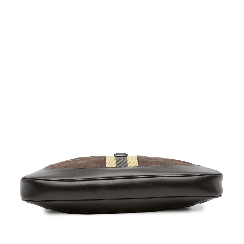 Gucci GG Canvas Web Jackie Shoulder Bag - 3