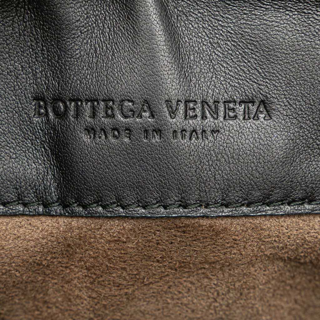 Bottega Veneta Small Leather Embroidered Stripe Olimpia Shoulder Bag - Side view