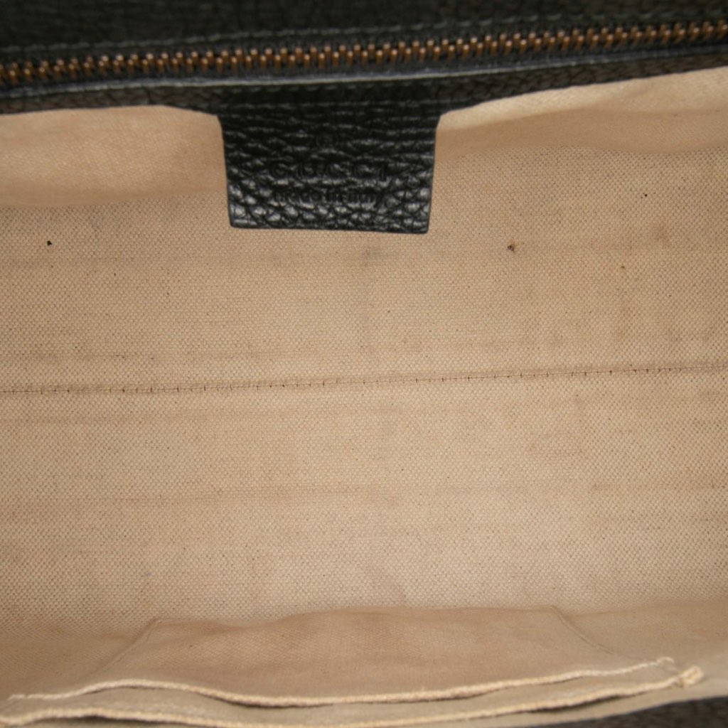 Gucci Small GG Marmont Grained Calfskin Top Handle Satchel - 4