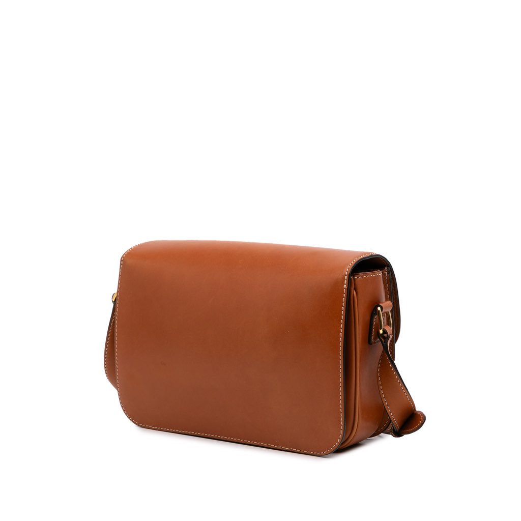 Celine Shiny Calfskin Claude Shoulder Bag - 2