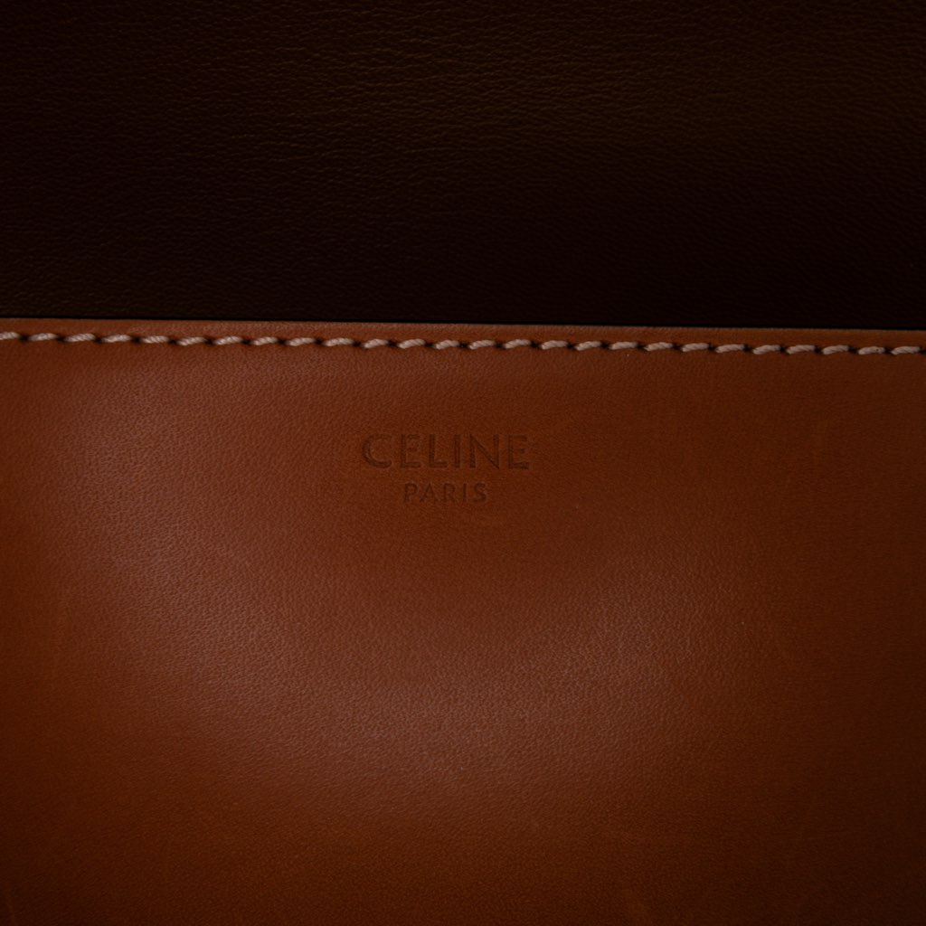 Celine Shiny Calfskin Claude Shoulder Bag - 5
