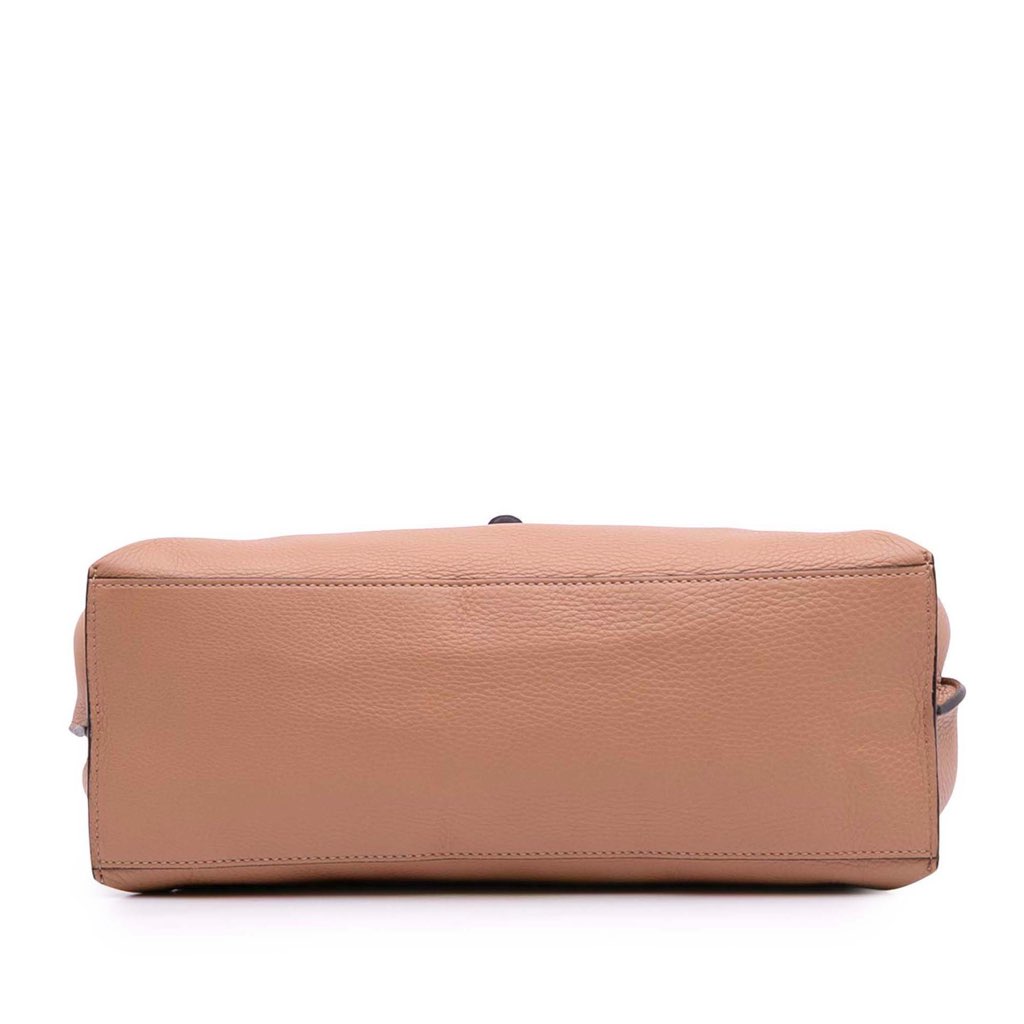 Gucci Medium Leather Bamboo Daily Satchel - Image 6