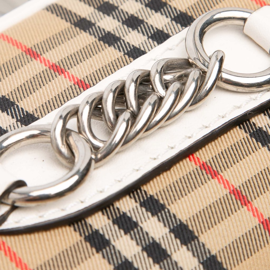 Burberry Haymarket Check Canvas 1983 Link Crossbody - Detail 2