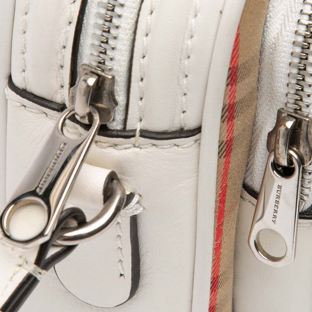 Burberry Haymarket Check Canvas 1983 Link Crossbody - Image 10