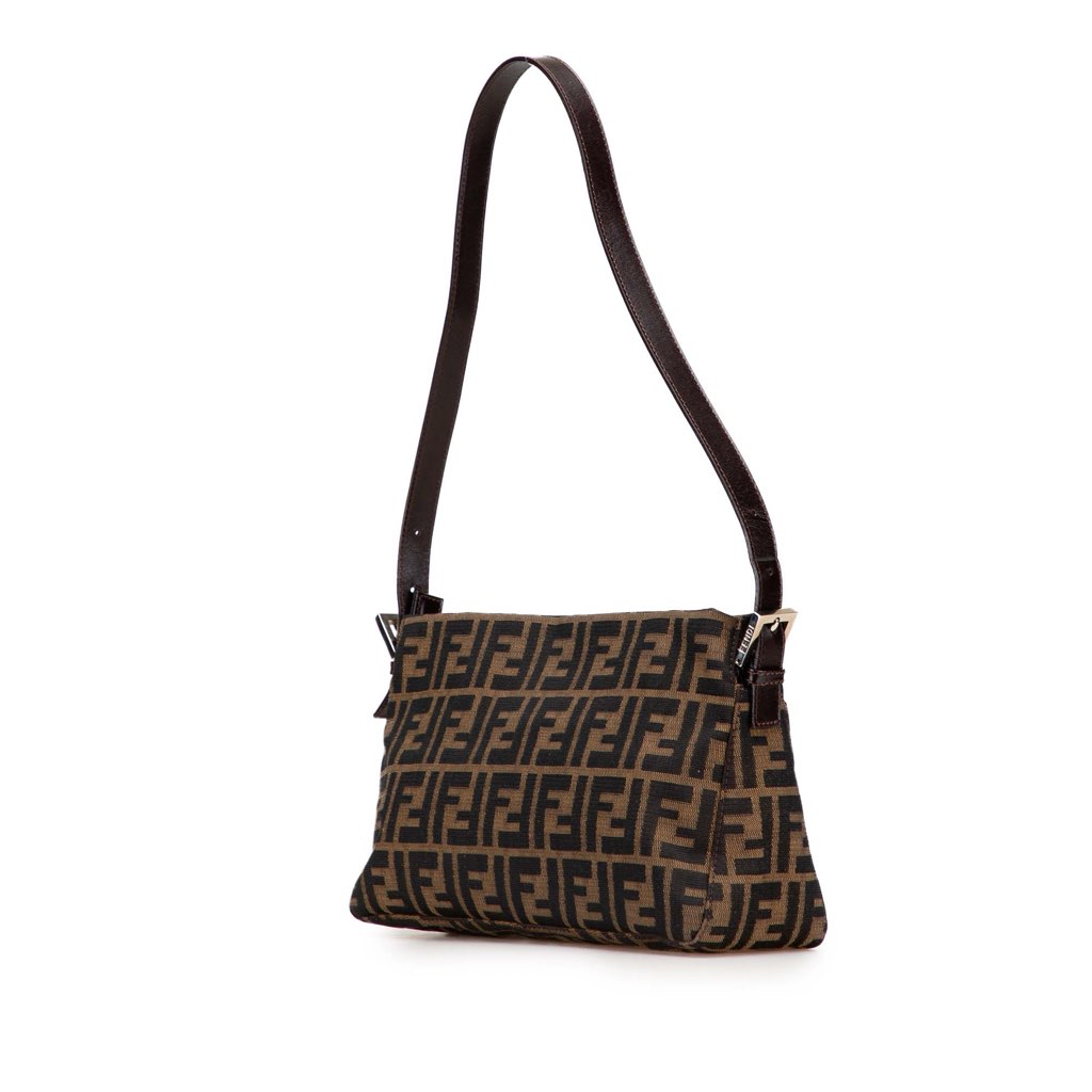 Fendi Zucca Canvas Shoulder Bag - 2