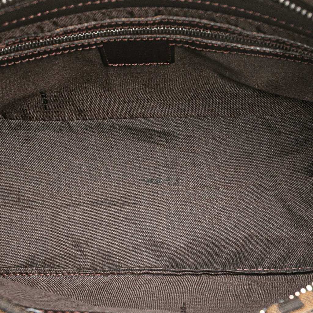 Fendi Zucca Canvas Shoulder Bag - 4