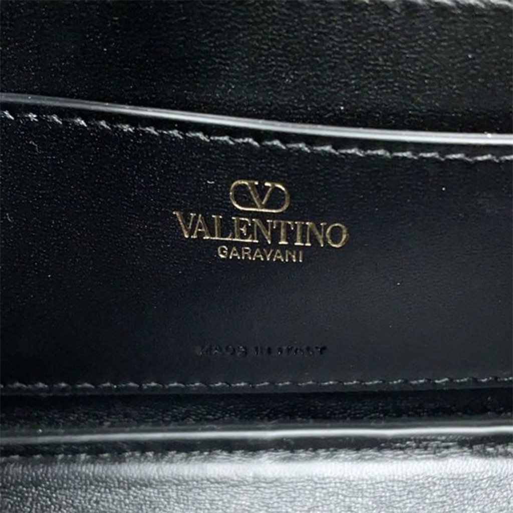 Valentino Calfskin Rockstud Flip Lock Crossbody - Side view