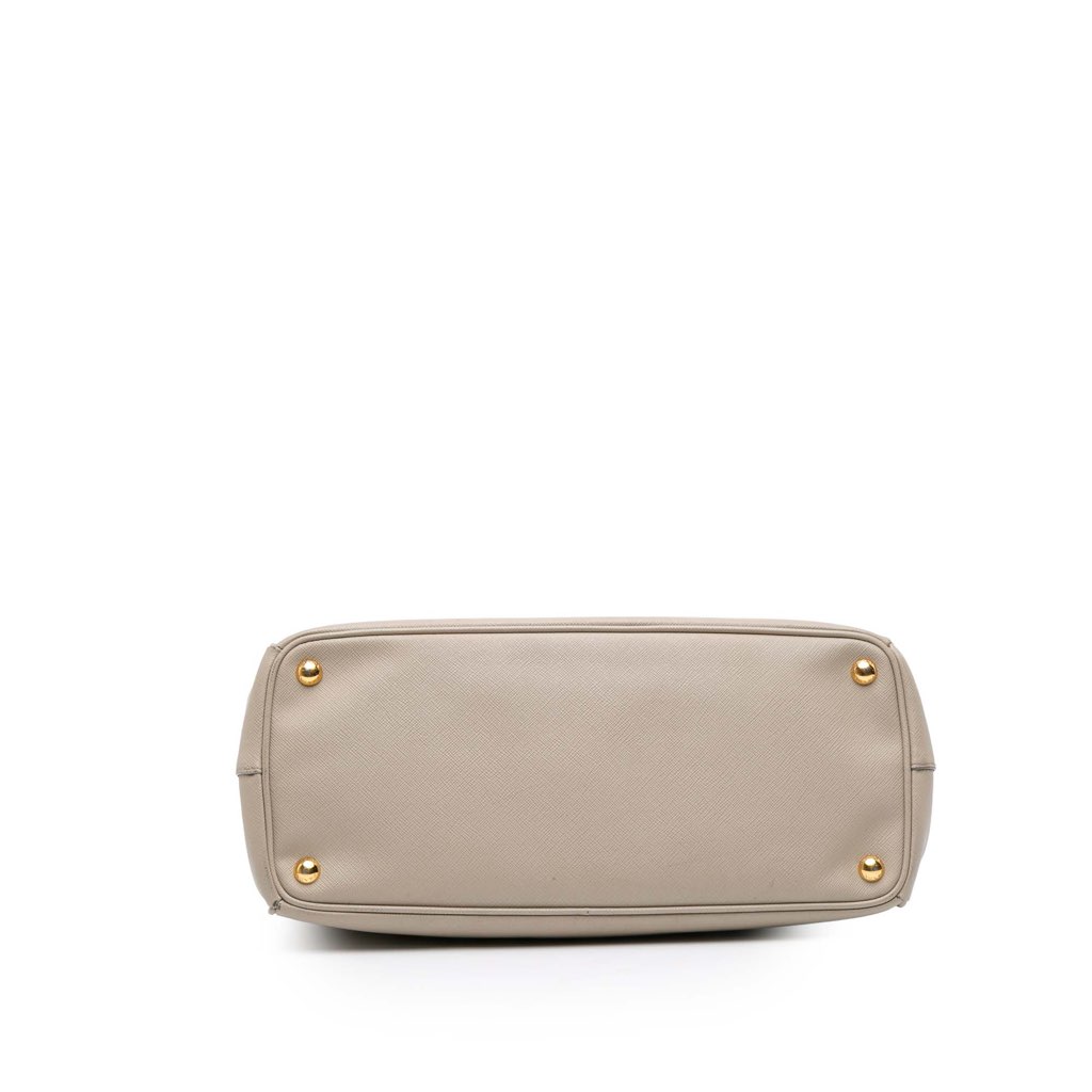 Prada Medium Saffiano Lux Galleria Double Zip Satchel - Image 6