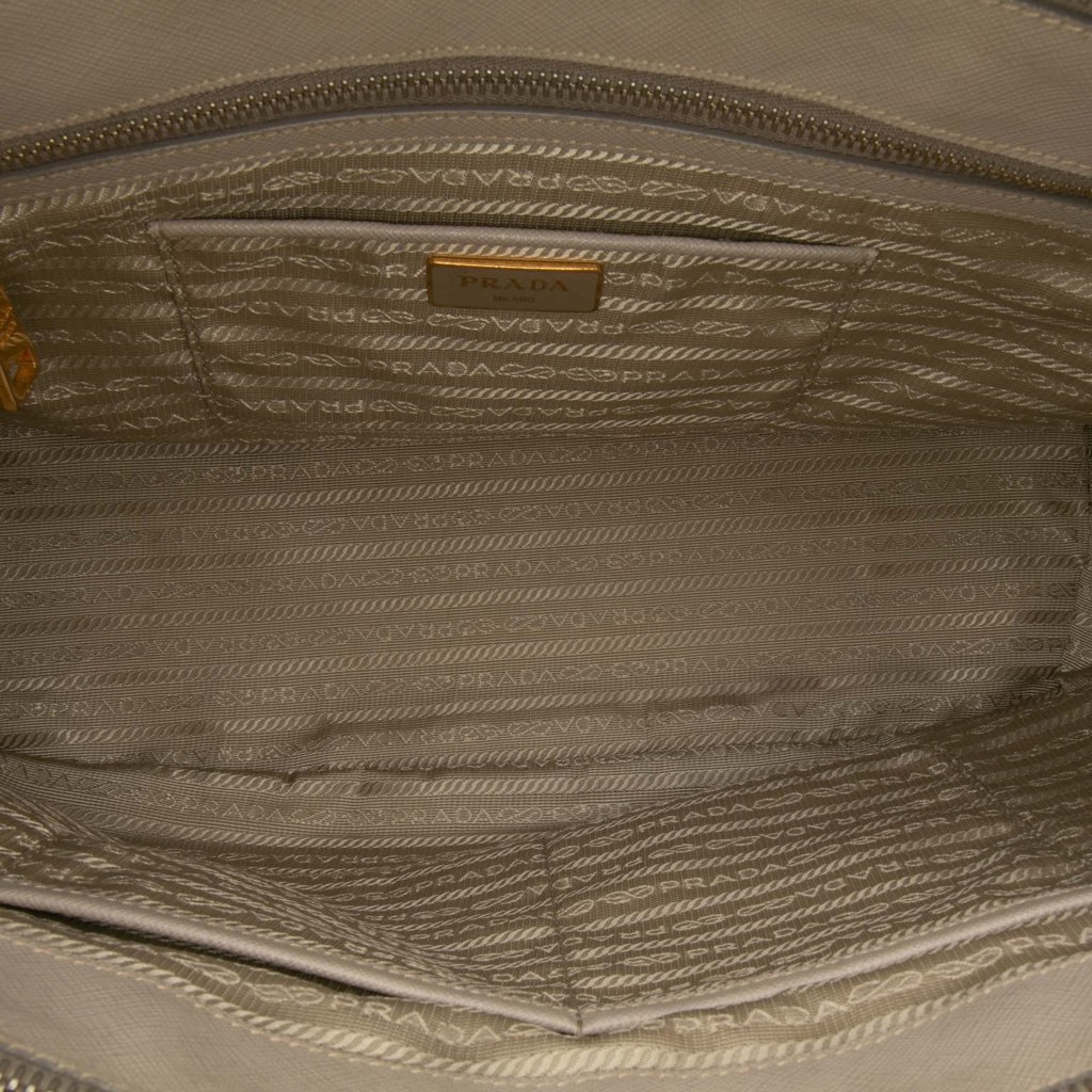 Prada Medium Saffiano Lux Galleria Double Zip Satchel - 4