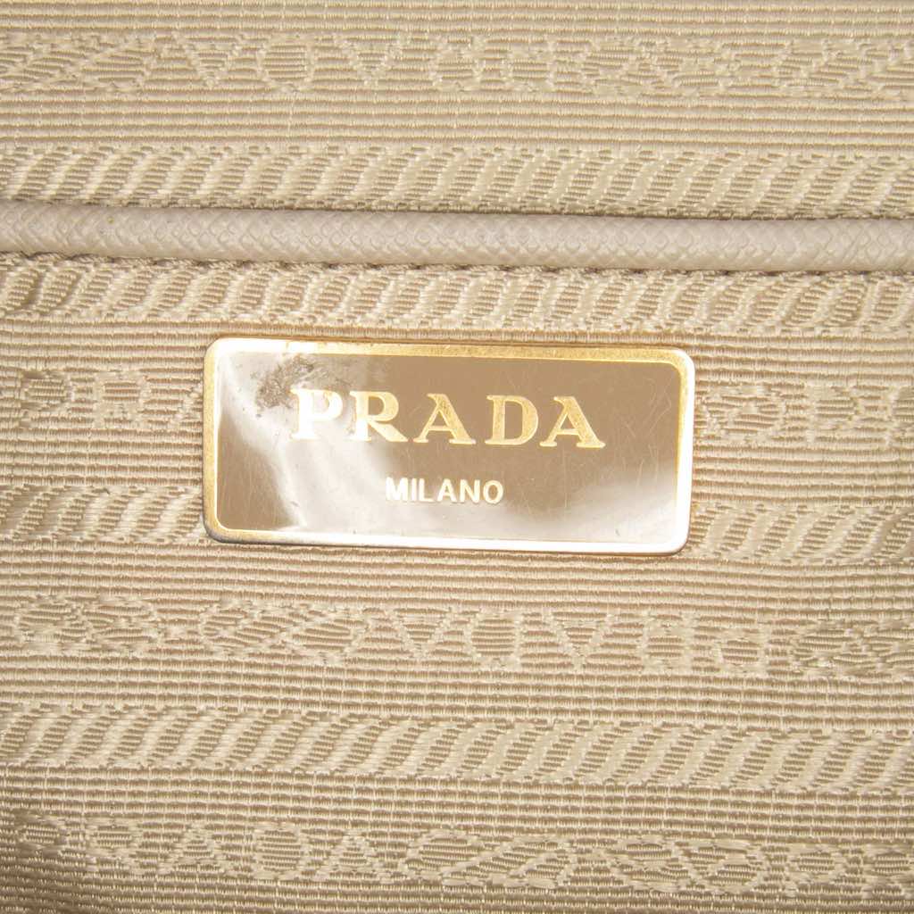 Prada Medium Saffiano Lux Galleria Double Zip Satchel - Detail 1