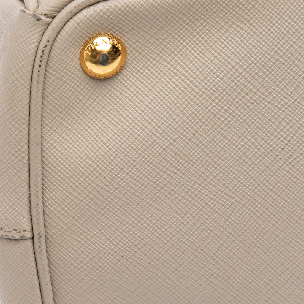 Prada Medium Saffiano Lux Galleria Double Zip Satchel - Image 11