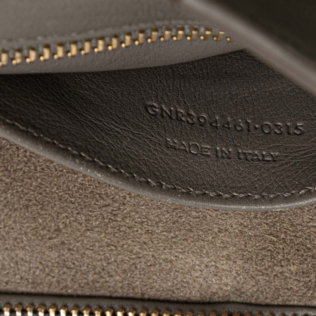 Saint Laurent Small Leather Monogram Cabas Satchel - Detail 2