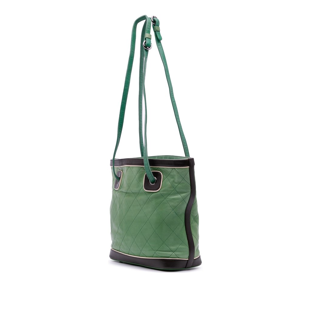 Chanel CC Quilted Lambskin Country Club Tote - Back view