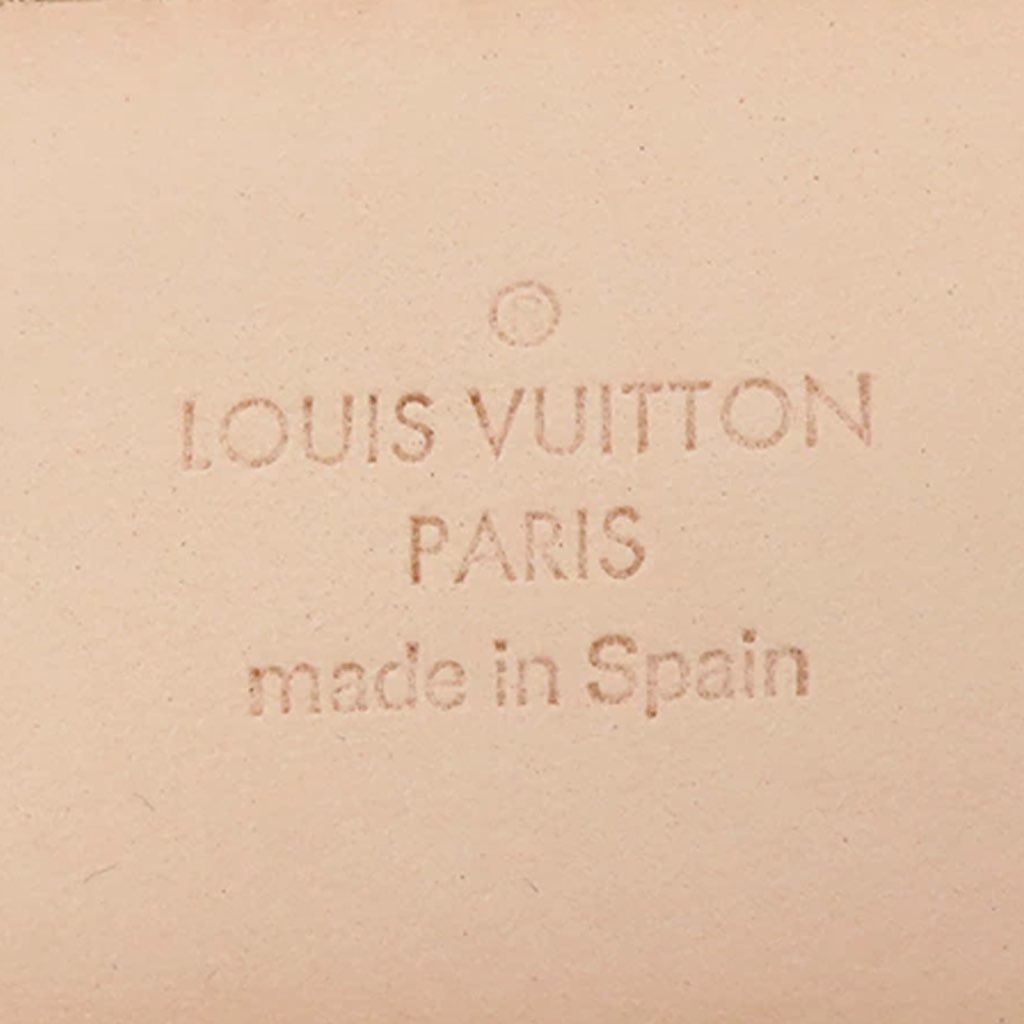 Louis Vuitton Damier Azur Initiales Belt - Back view