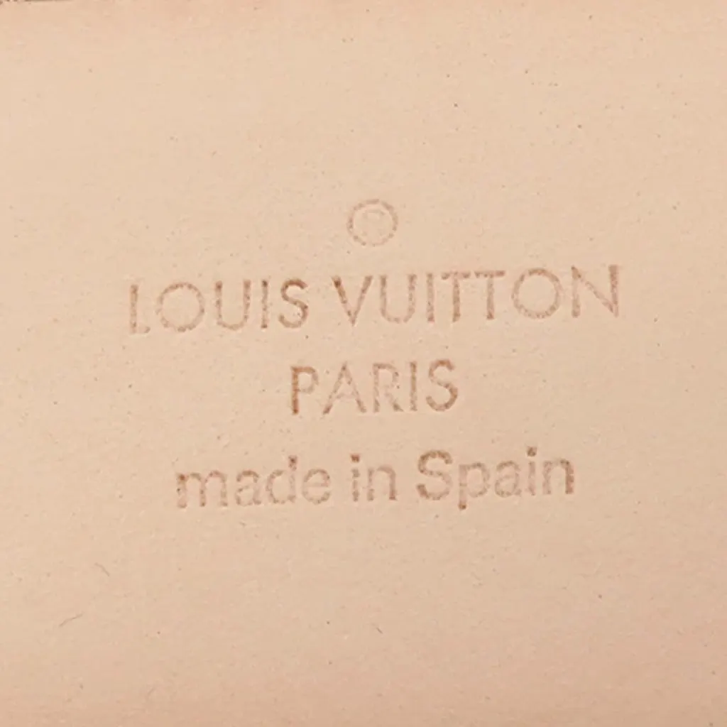 Louis Vuitton Damier Azur Initiales Belt White Canvas Good - Back View