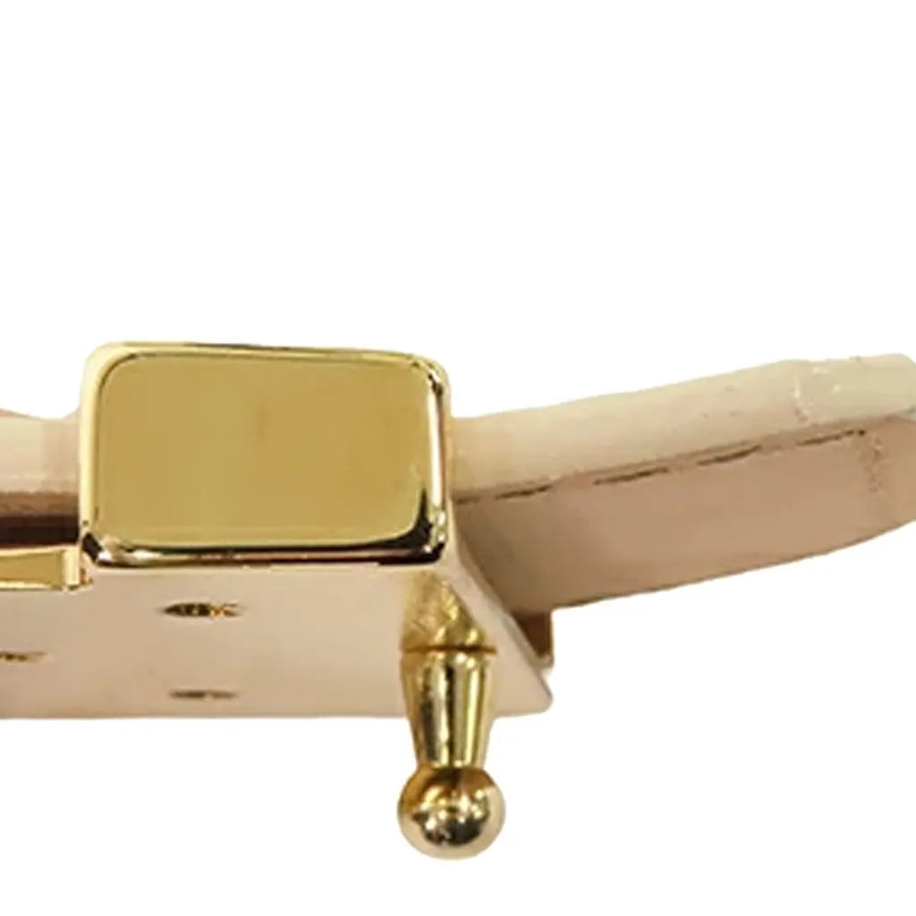 Louis Vuitton Damier Azur Initiales Belt White Canvas Good - Model View