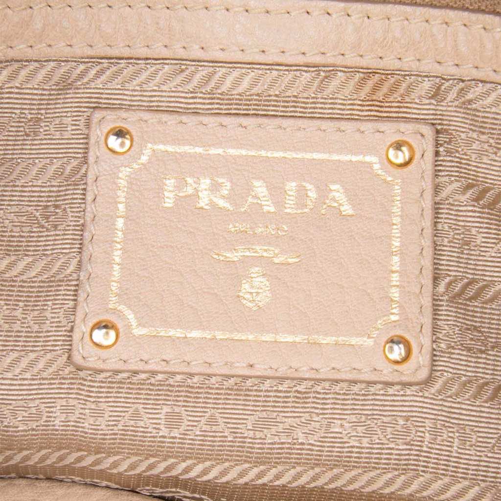 Prada Vitello Daino Open Convertible Tote - Side view