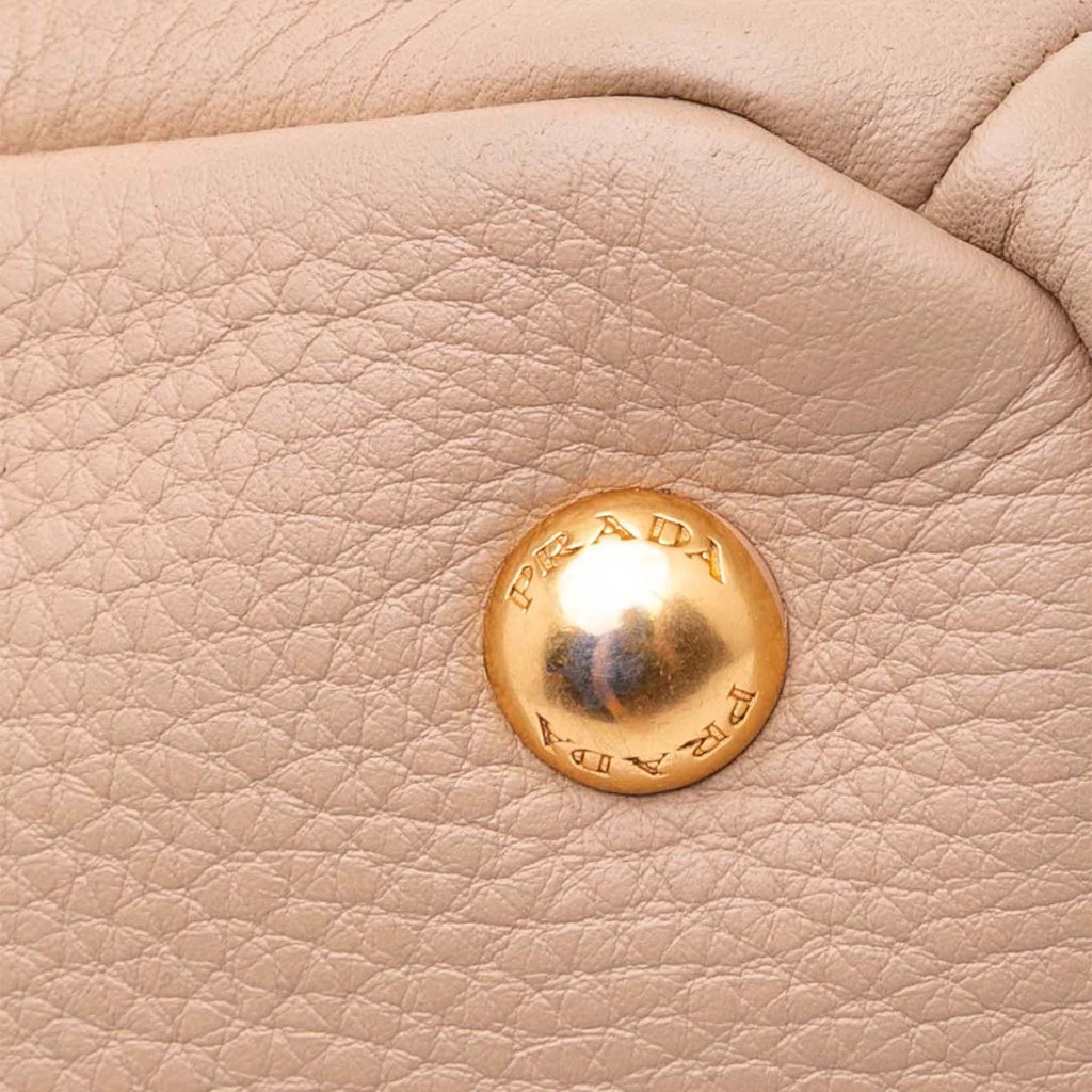 Prada Vitello Daino Open Convertible Tote - Image 10