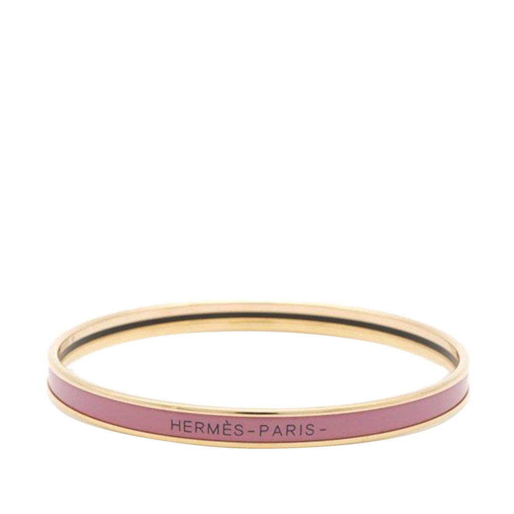 Hermès Extra Narrow Enamel Uni Bangle - 3