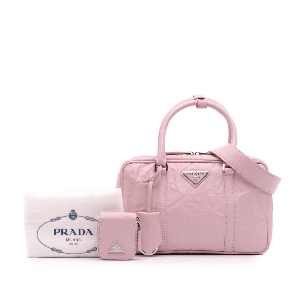 Prada Medium Nappa Antique Re-Edition 2001 Satchel - Image 16