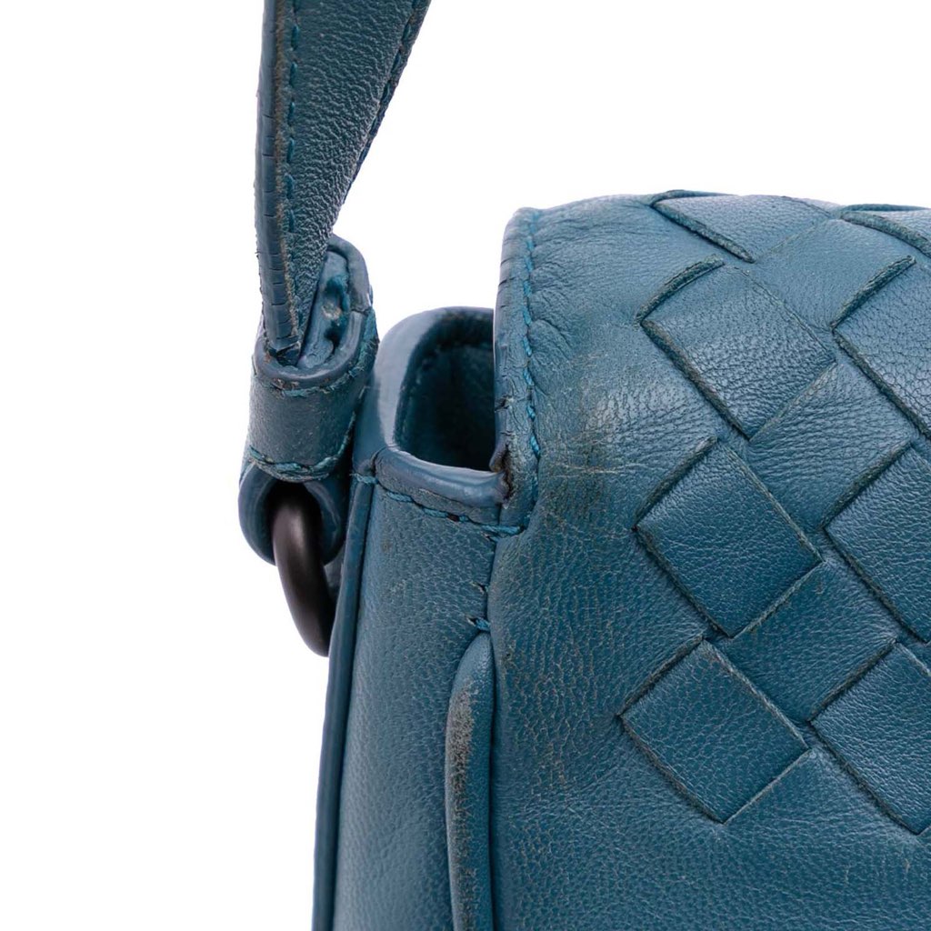 Bottega Veneta Intrecciato Trimmed Nappa Flap Crossbody - Image 14