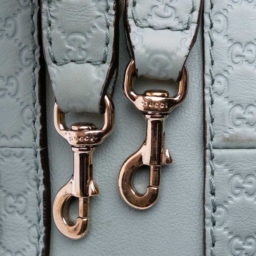 Gucci Small Microguccissima Trimmed Leather Joy Boston Bag - Image 11