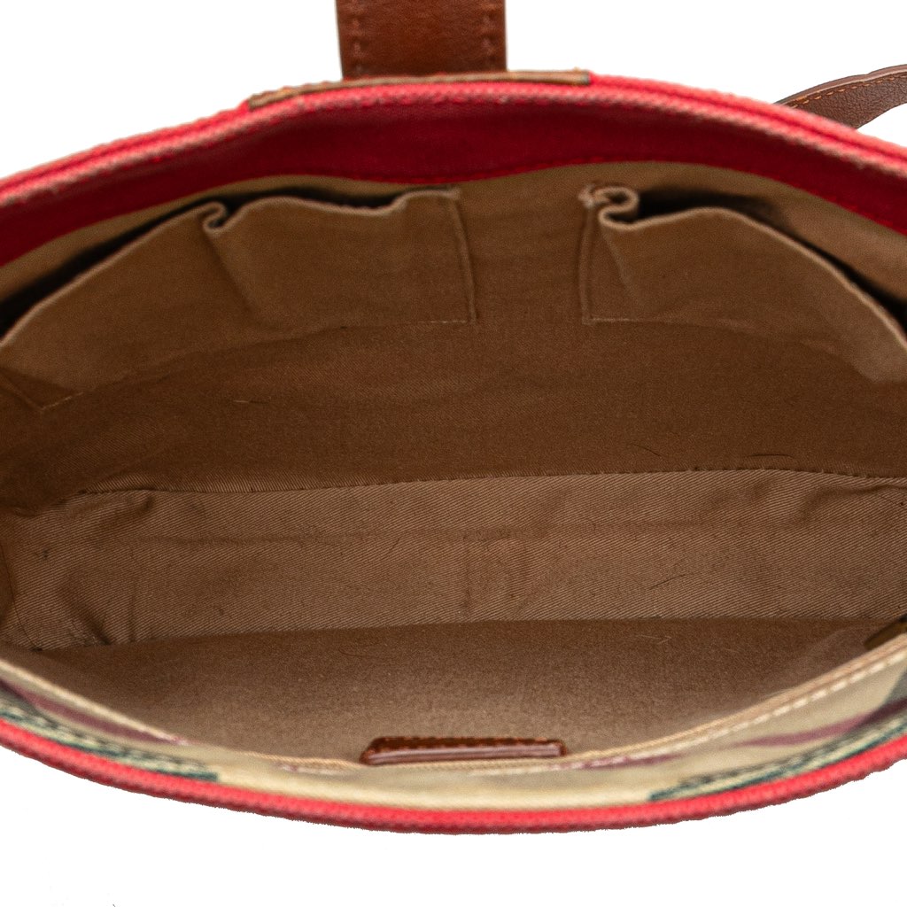 Burberry Supernova Check Trimmed Canvas Crossbody - 4