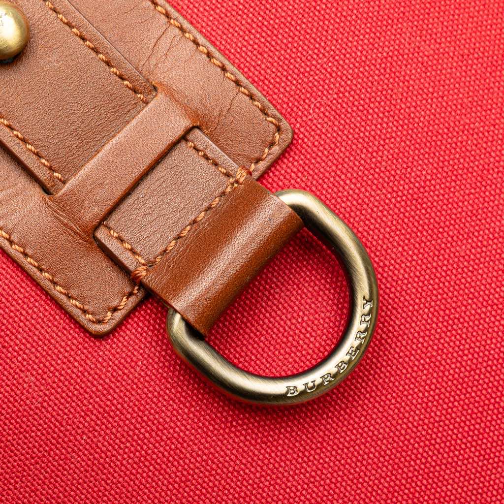 Burberry Supernova Check Trimmed Canvas Crossbody - Detail 1