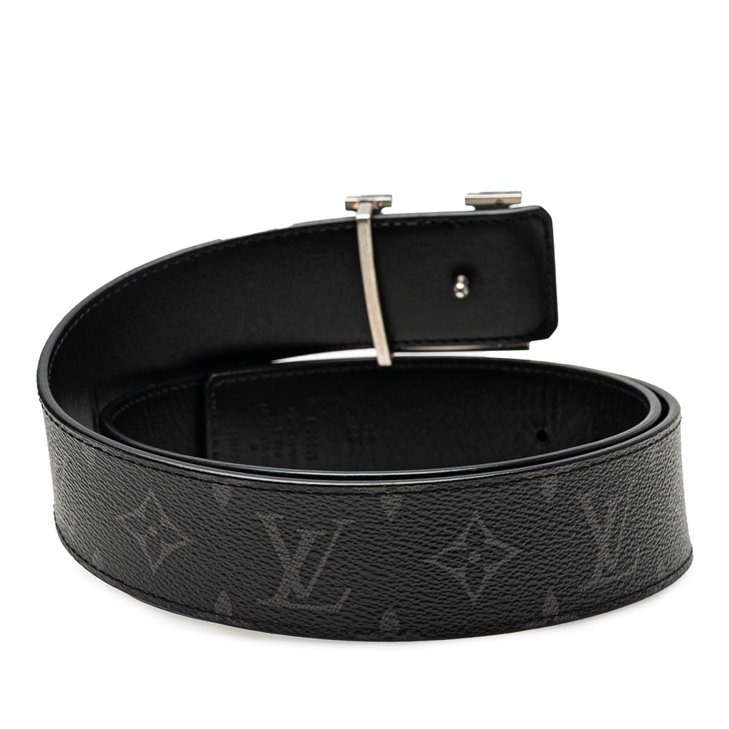 Louis Vuitton Monogram Eclipse LV Initiales Reversible Belt - 3