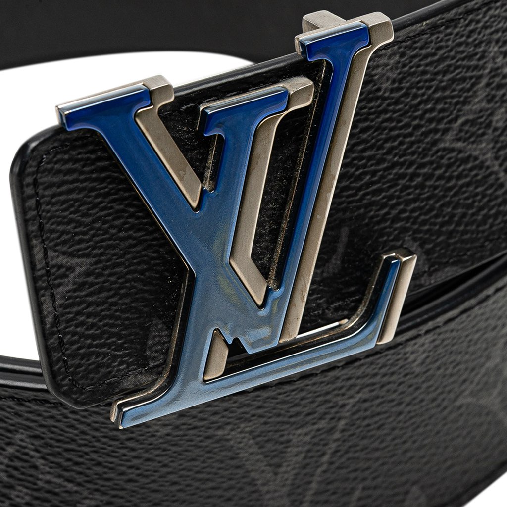 Louis Vuitton Monogram Eclipse LV Initiales Reversible Belt - 5