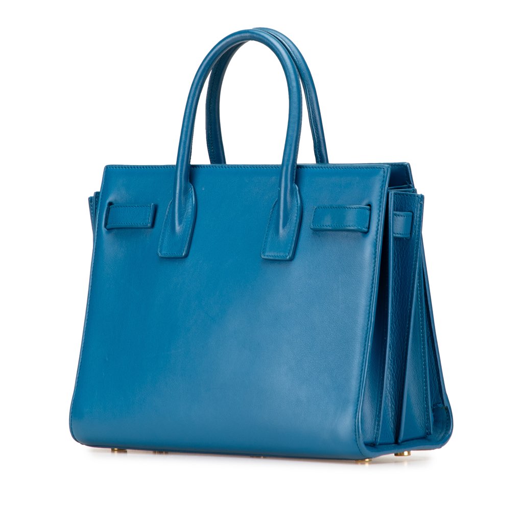 Saint Laurent Baby Leather Sac De Jour Satchel - 2