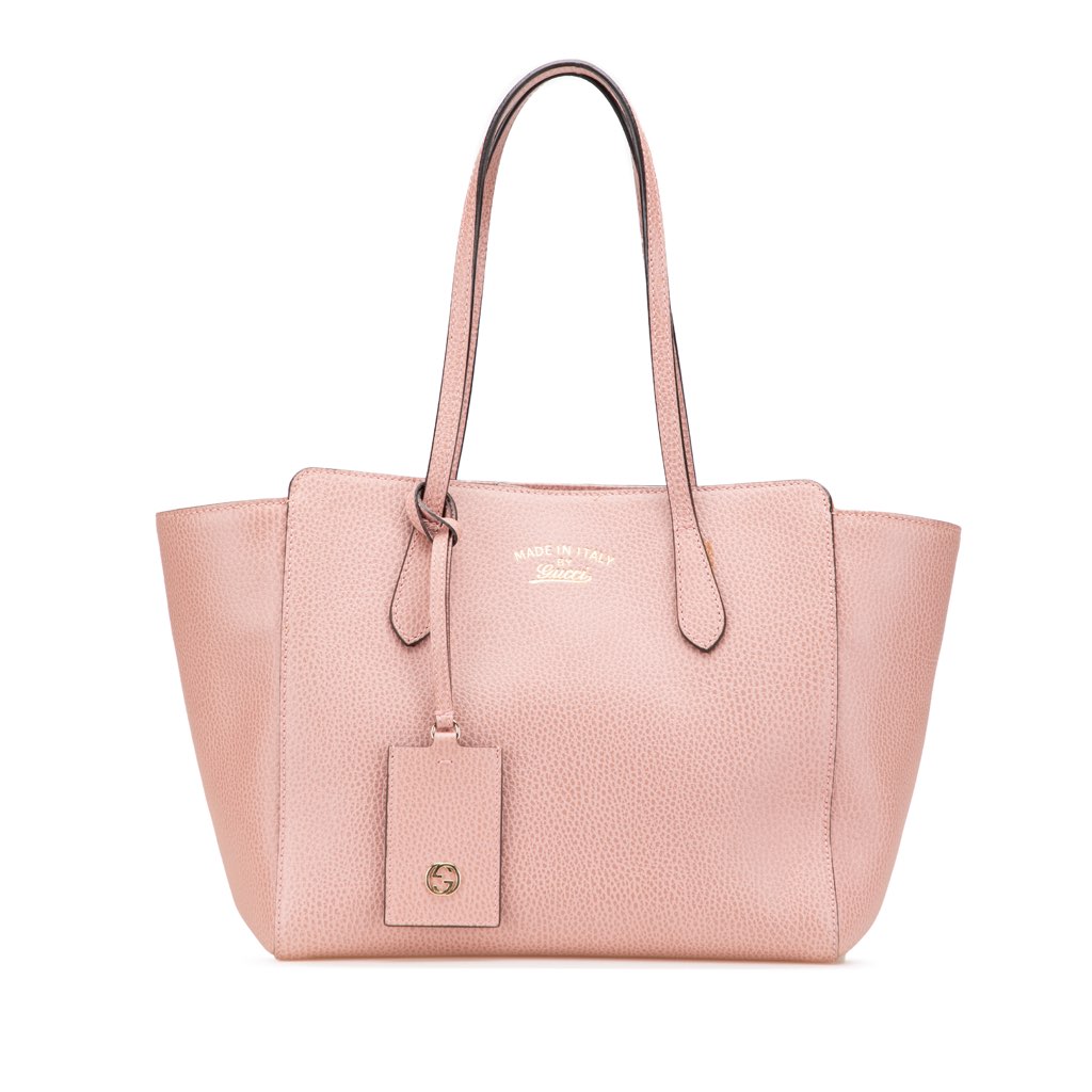Gucci Medium Leather Swing Tote