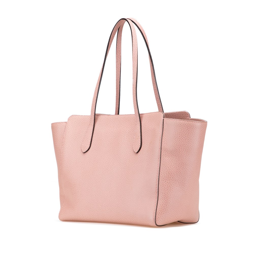 Gucci Medium Leather Swing Tote - 2