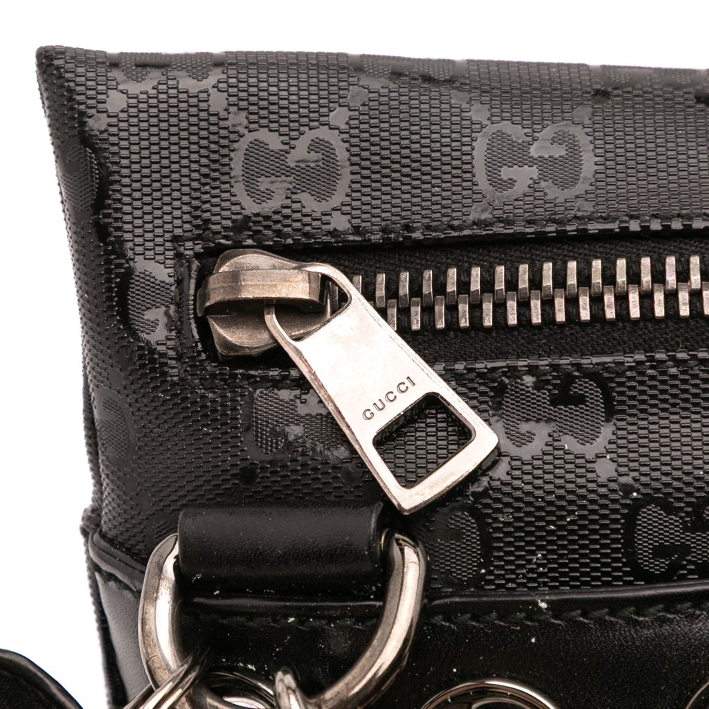 Gucci GG Imprime Studded Shoulder Bag - Detail 2