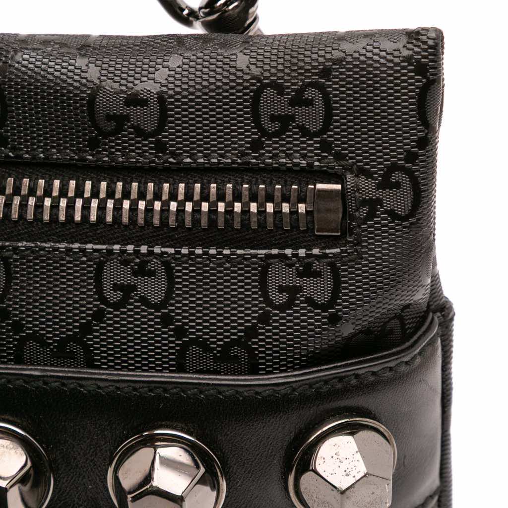 Gucci GG Imprime Studded Shoulder Bag - Image 10