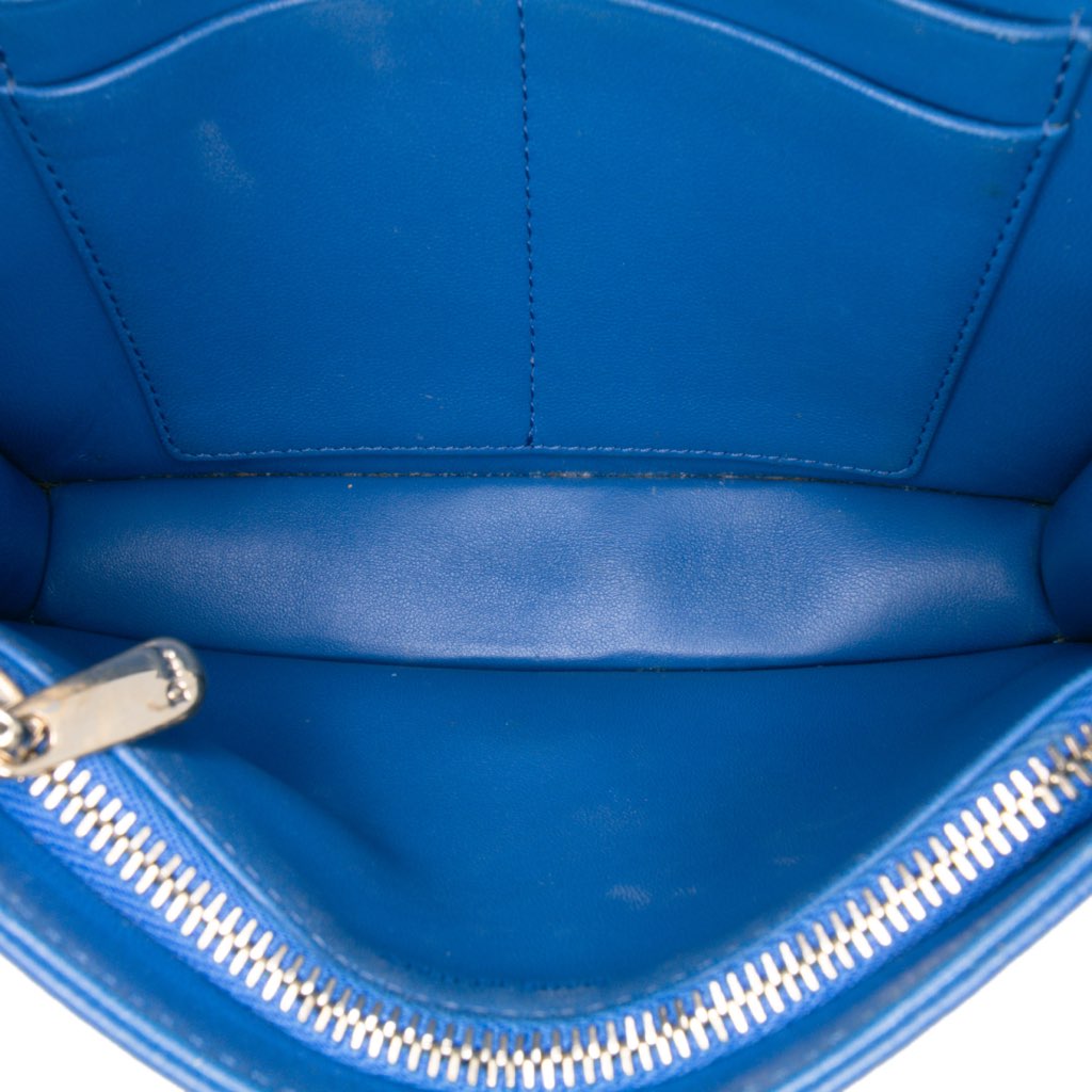 Dior Grained Calfskin Diorama Wallet on Chain - 4