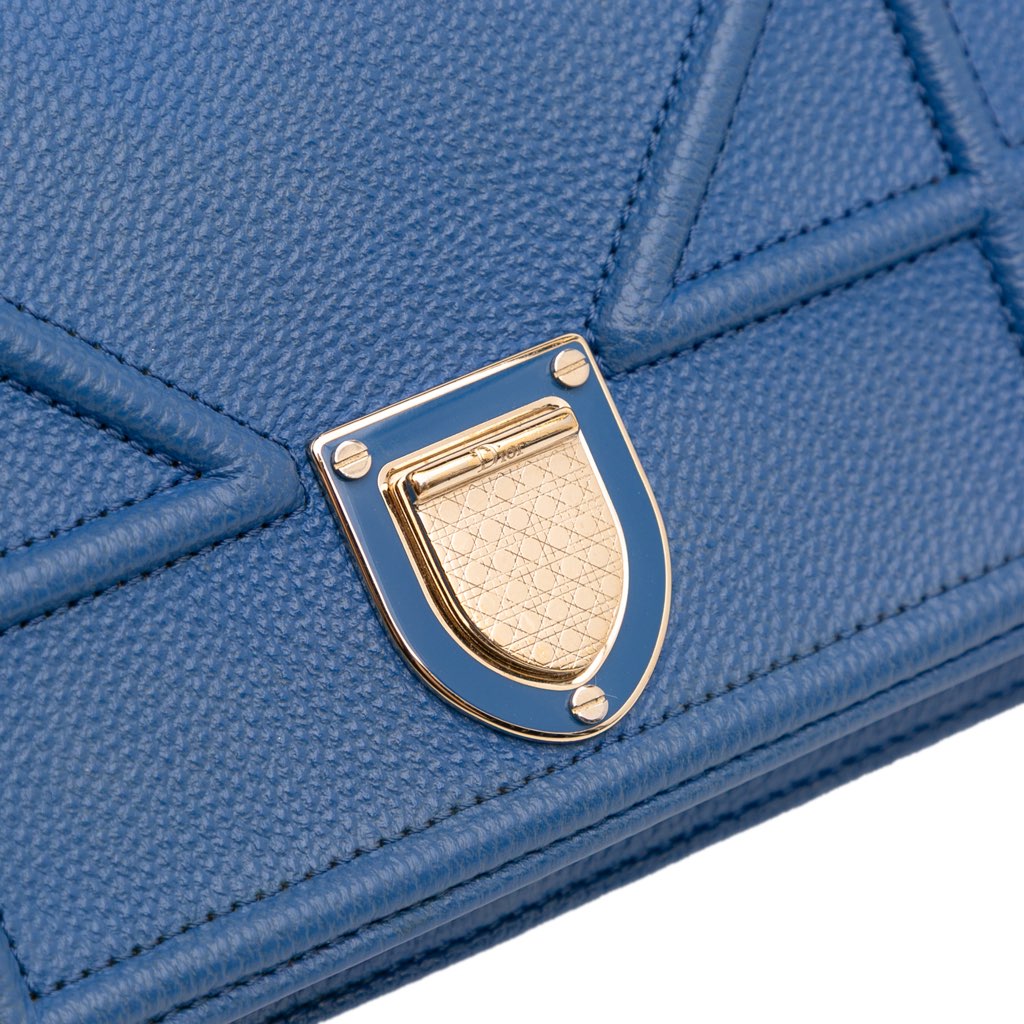 Dior Grained Calfskin Diorama Wallet on Chain - Detail 2