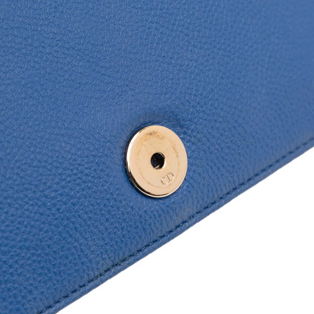 Dior Grained Calfskin Diorama Wallet on Chain - Image 10