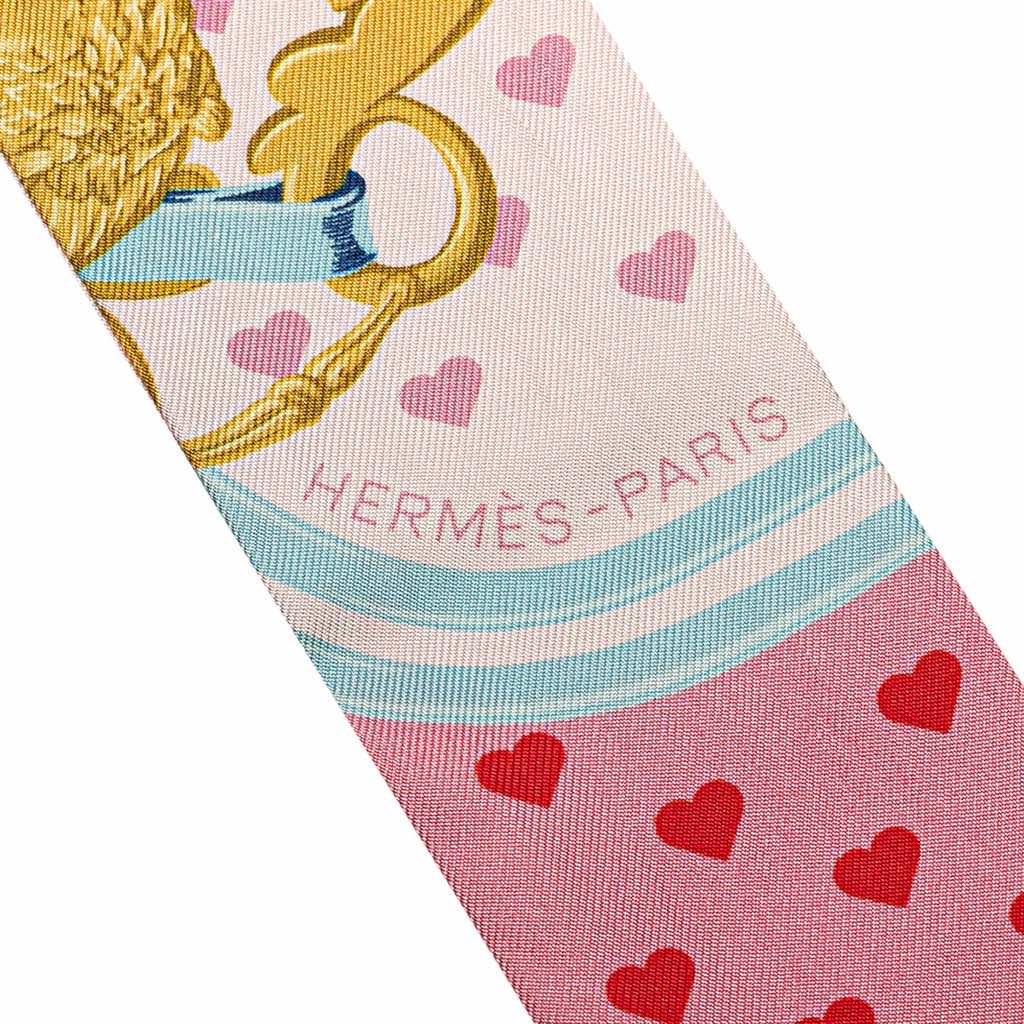 Hermès Brides De Gala Love Silk Twilly Scarf - 2