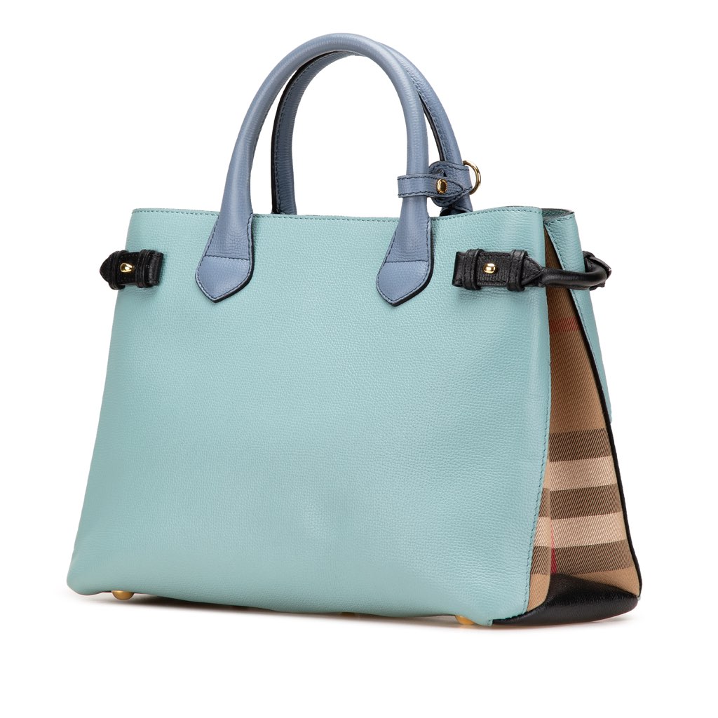 Burberry Medium Tricolor Leather Banner Satchel - 2