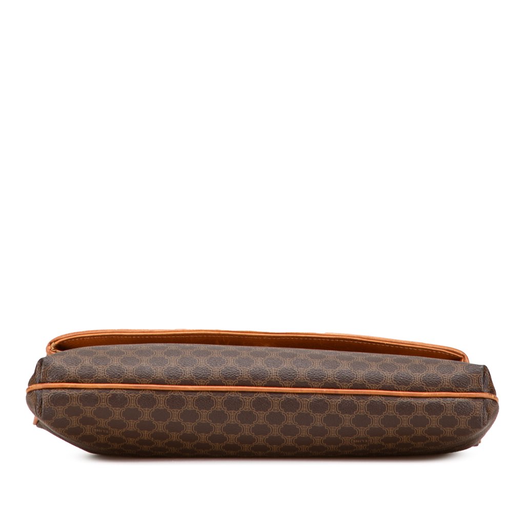 Celine Macadam Coated Canvas Clutch - Image 6